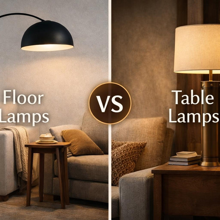 Floor Lamps vs Table Lamps: Which One is Right for Your Space?