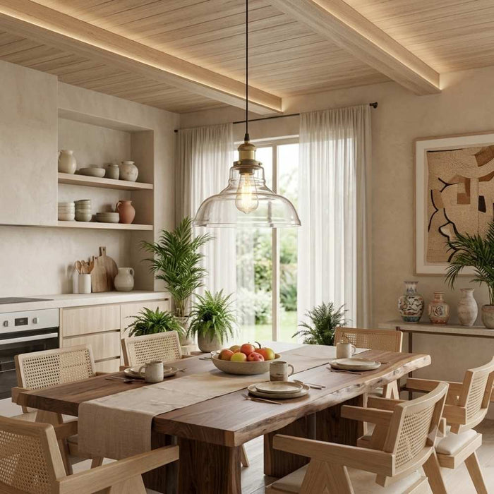 Classic Glass Pendant Light