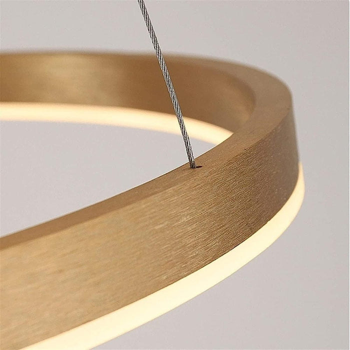 Eleanora Gold Ring Chandelier - Mafeemushkil.com LLC