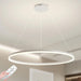 Eleanora White Ring Chandelier - Mafeemushkil.com LLC