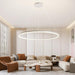 Eleanora White Ring Chandelier - Mafeemushkil.com LLC