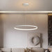 Eleanora White Ring Chandelier - Mafeemushkil.com LLC