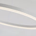 Eleanora White Ring Chandelier - Mafeemushkil.com LLC