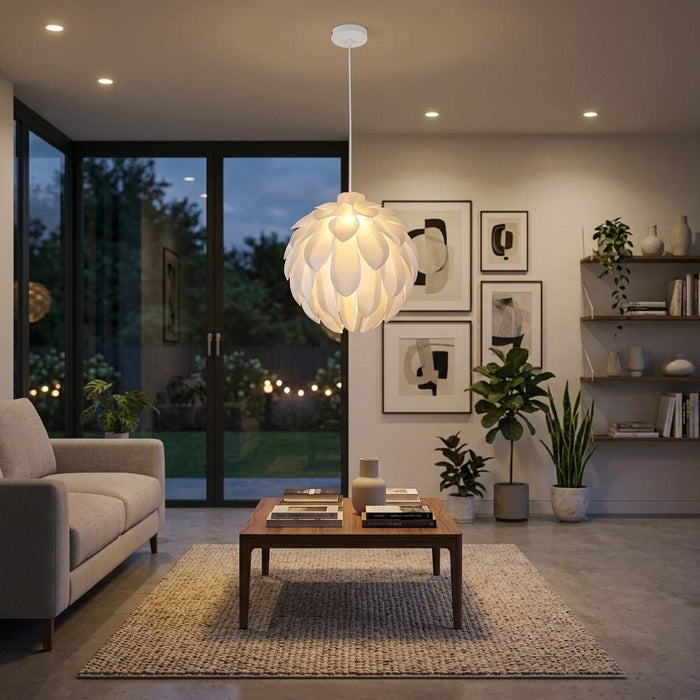Flora White Pendant Light