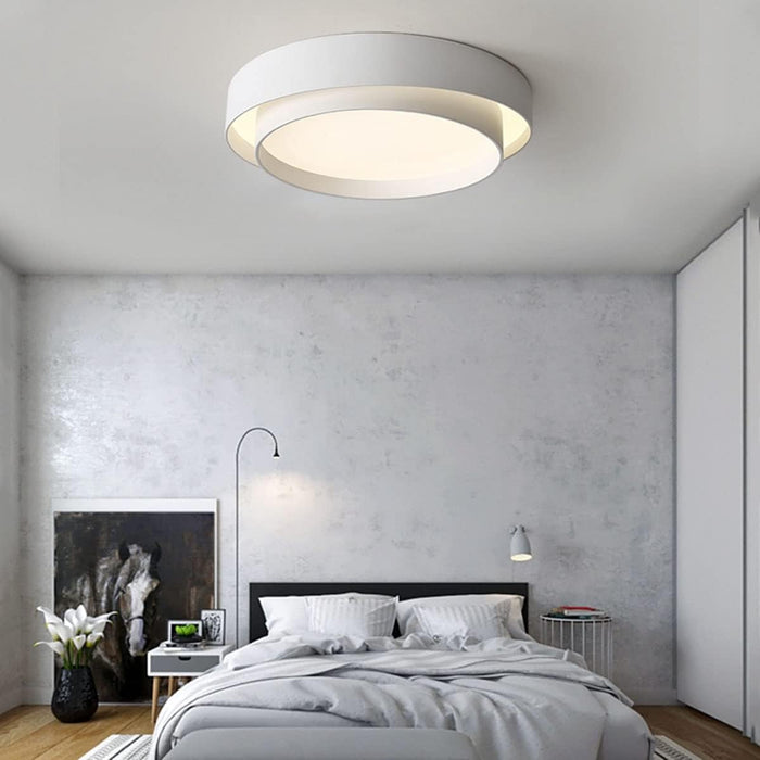 مصباح LED دائري أبيض مثبت على السطح