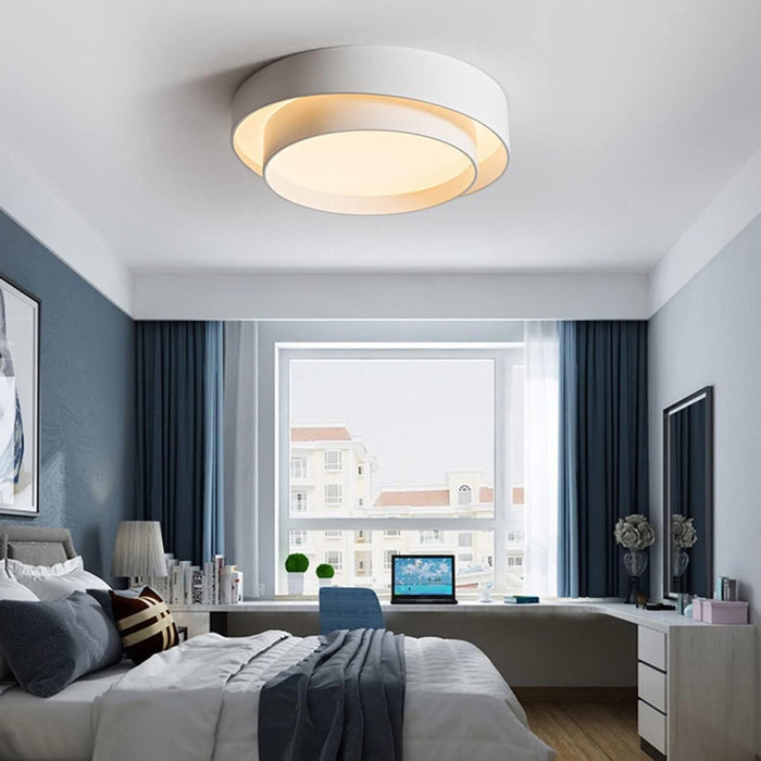 مصباح LED دائري أبيض مثبت على السطح