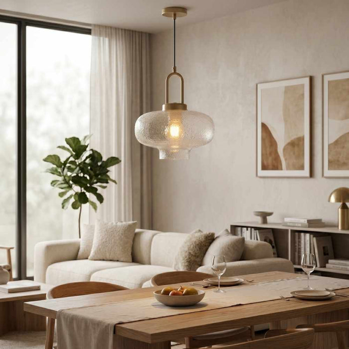 Glaze Glass Pendant Light