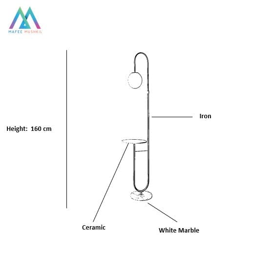 Camilo Gold Floor Lamp - Mafeemushkil.com LLC