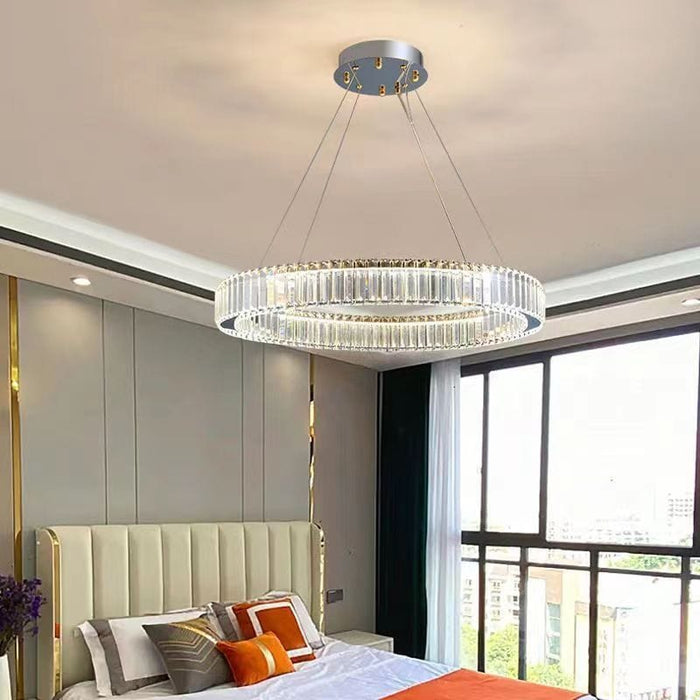 Ring Crystal Chandelier - Mafeemushkil.com LLC