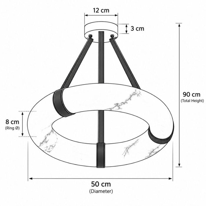 Lunara LED Chandelier