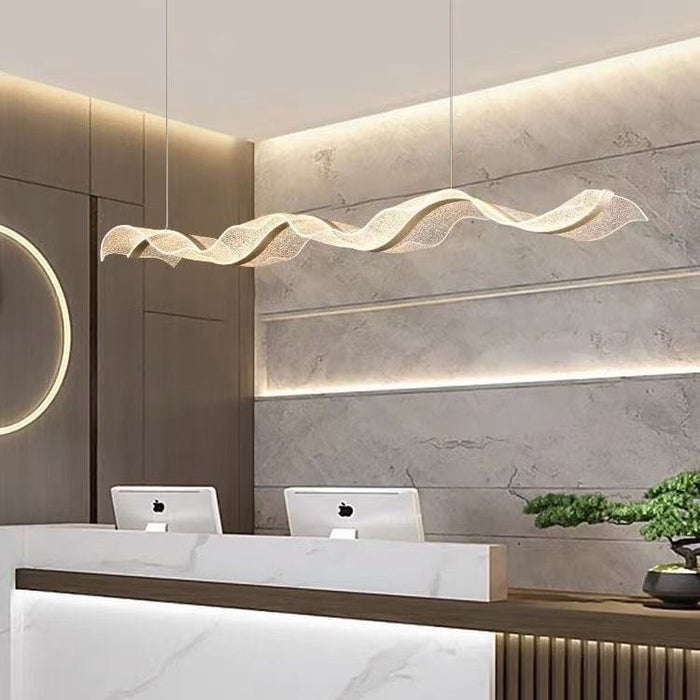 Modern LED Wave Chandelier
