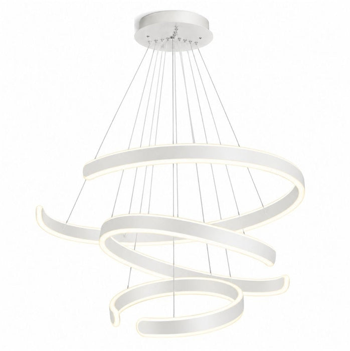 Orbit White Ring LED Chandelier