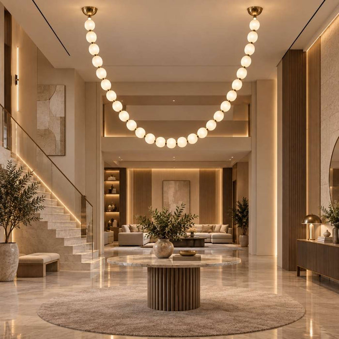 Pearl Necklace LED Chandelier