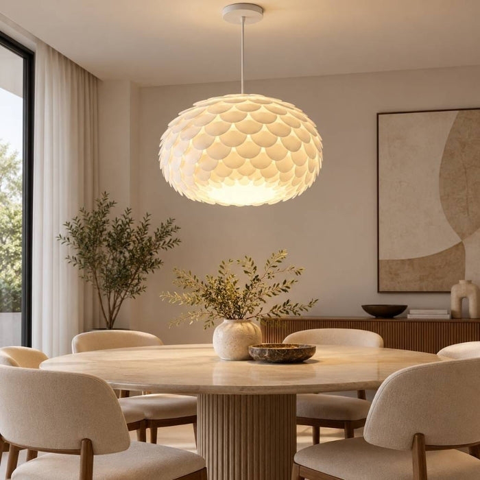 Petal White Pendant Light