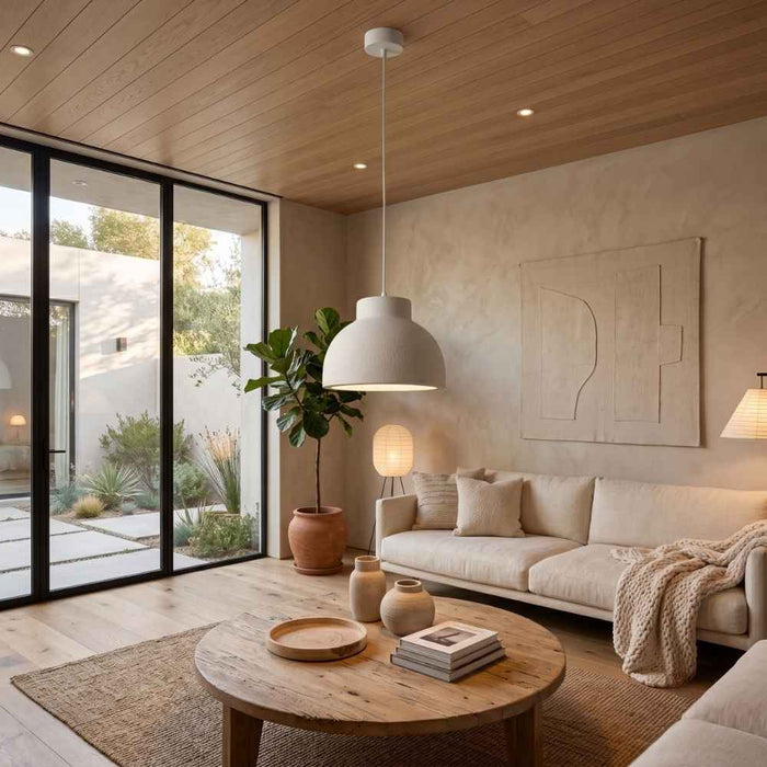 Dome Ceramic Pendant Light