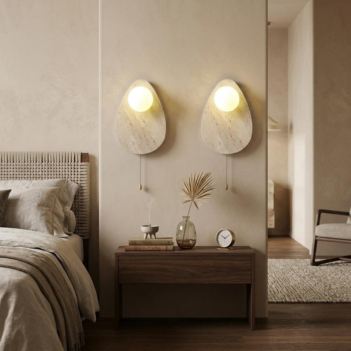 Travertine Wall Sconce