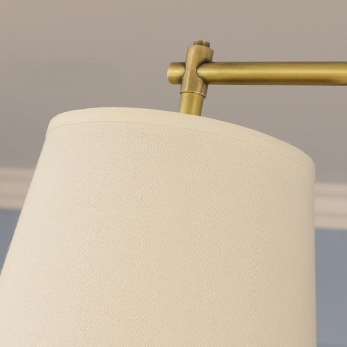 Tri Shade Gold Linear Chandelier