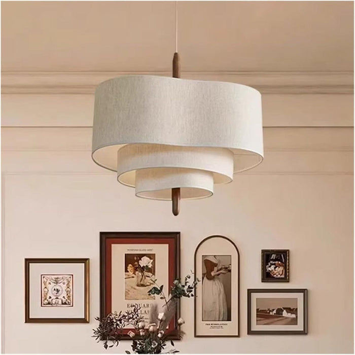 Wave Linen Pendant Light
