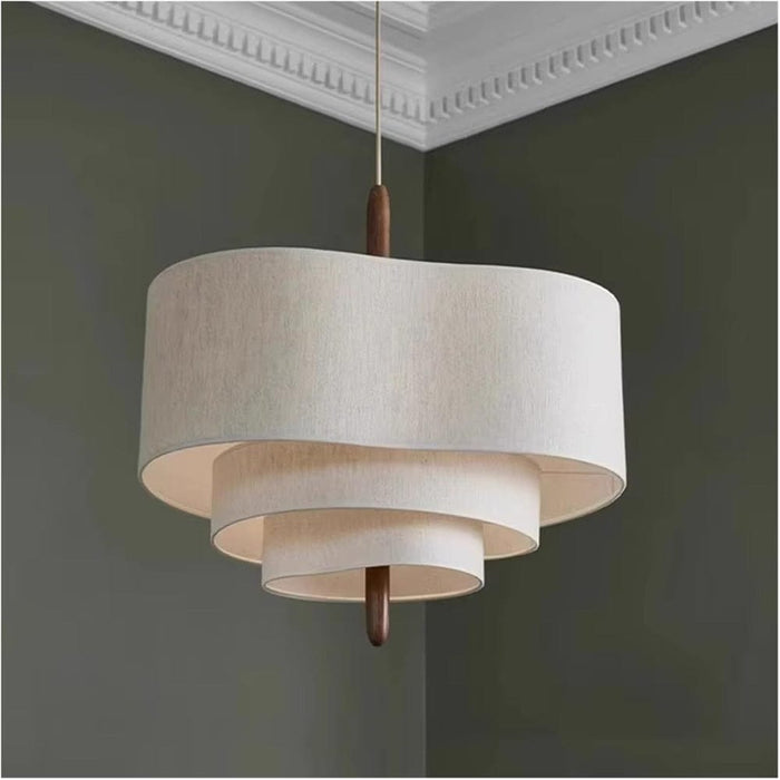 Wave Linen Pendant Light