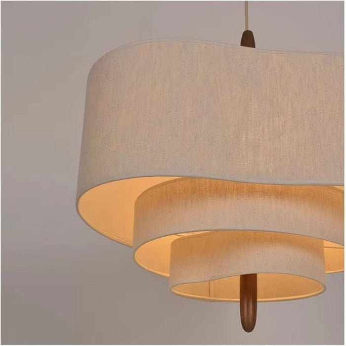 Wave Linen Pendant Light