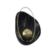 Black Casa wall lamp with gold circular accent and thin gold frame, modern light from Mafeemushkil.com Dubai UAE. - Mafeemushkil.com LLC - Casa black wall lamp - Wall Lamps