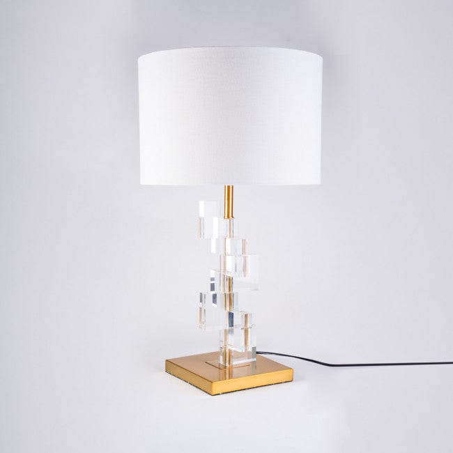 Lyla Glass Table Lamp - Mafeemushkil.com LLC
