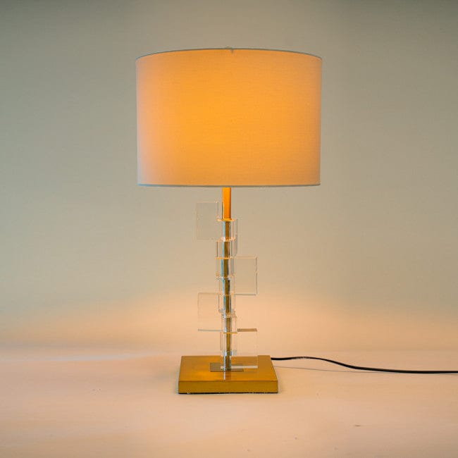 Lyla Glass Table Lamp - Mafeemushkil.com LLC
