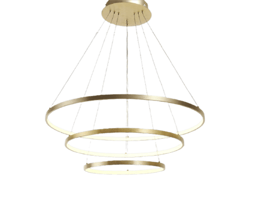 Gold Ring Pendant Lamp - Mafeemushkil.com LLC