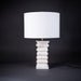 White Marble Table Lamp - Mafeemushkil.com LLC